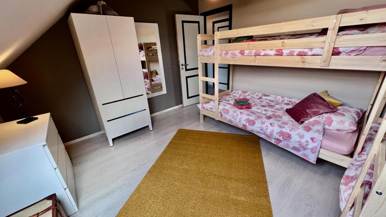 Loft En Duplex Avec Terrasse 3 Chambres Proche Pairi Daiza Mons Exterior foto